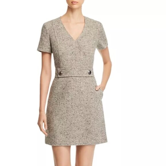 Tory Burch Priscilla Short-Sleeve Dress - Tweed Dress - Size 4 - Picture 4 of 8